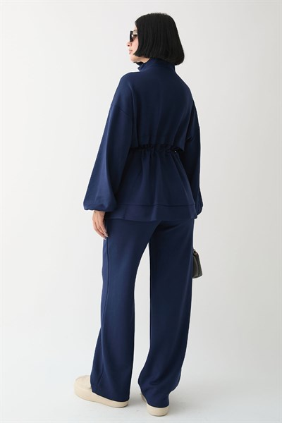 Çift Cep Biyeli Lacivert Oyşo Takım