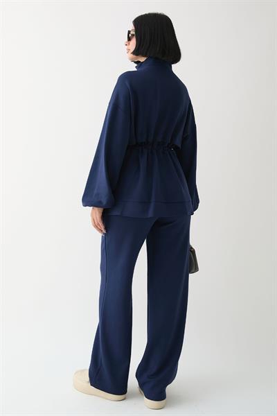 Çift Cep Biyeli Lacivert Oyşo Takım