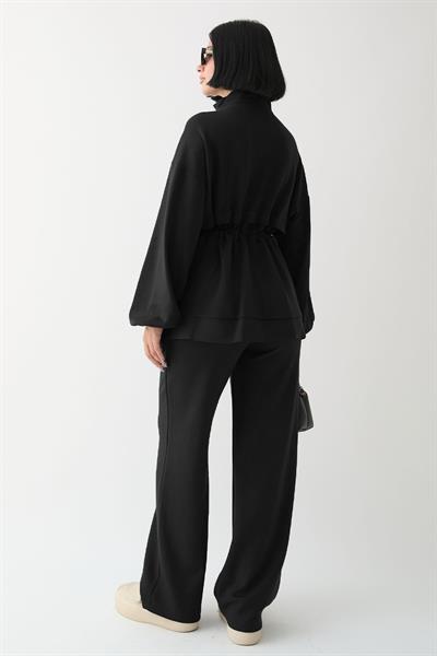 Çift Cep Biyeli Siyah Oysho Takım