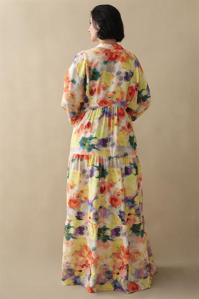 Dalia Sarı Mango Elbise