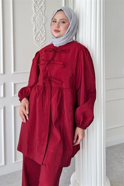 Düğümlü Salaş Kırmızı Takım