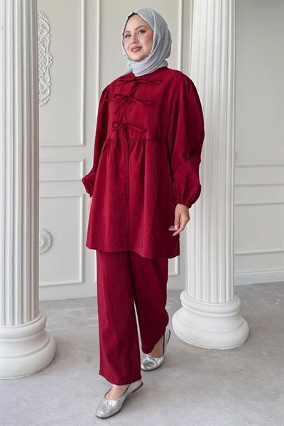 Düğümlü Salaş Kırmızı Takım