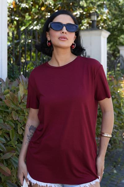 Düz Basic Tişört Kırmızı