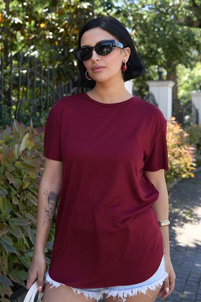 Düz Basic Tişört Kırmızı