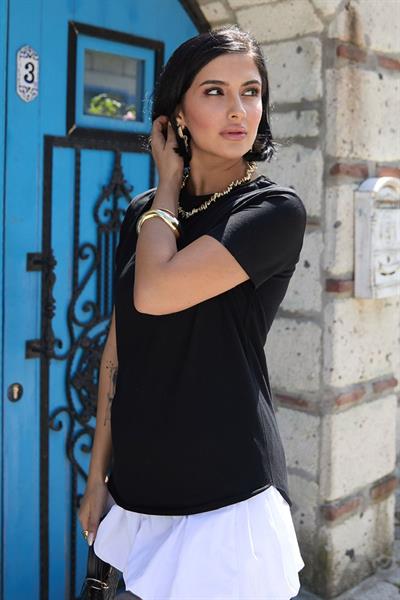 Düz Basic Tişört Siyah