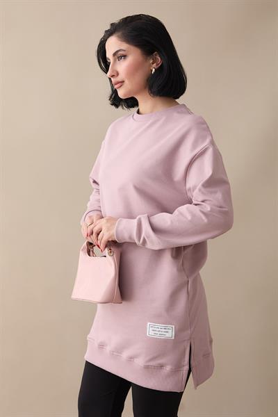 Etiket Detay Basic Gül Kurusu Tunik