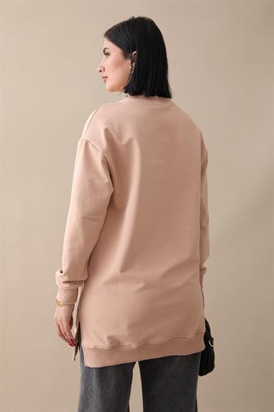 Etiket Detay Basic Somon Tunik