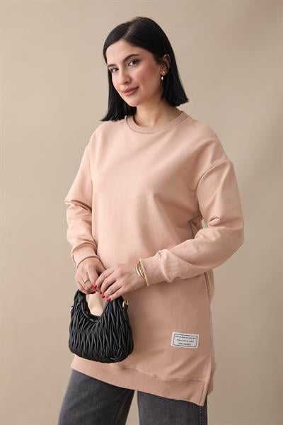 Etiket Detay Basic Somon Tunik