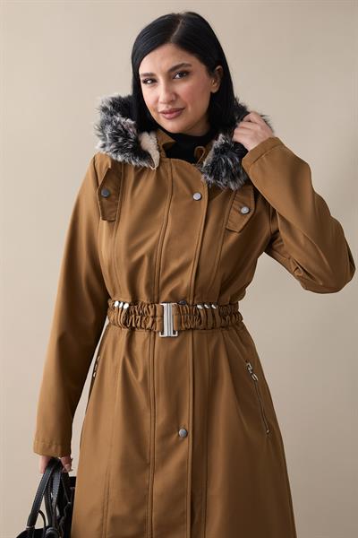 Florie Kemerli Cepli Uzun Kaban - Taba