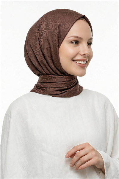 G Desen Taba Jakarlı Pamuk Şal