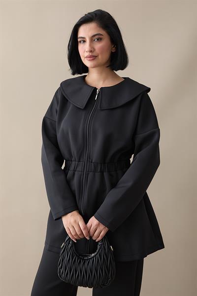 Gemici Yaka Siyah Scuba Takım