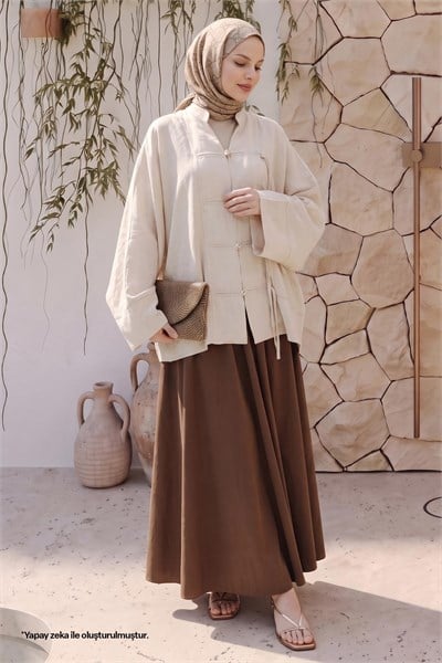 Geniş Kol Taş Kimono