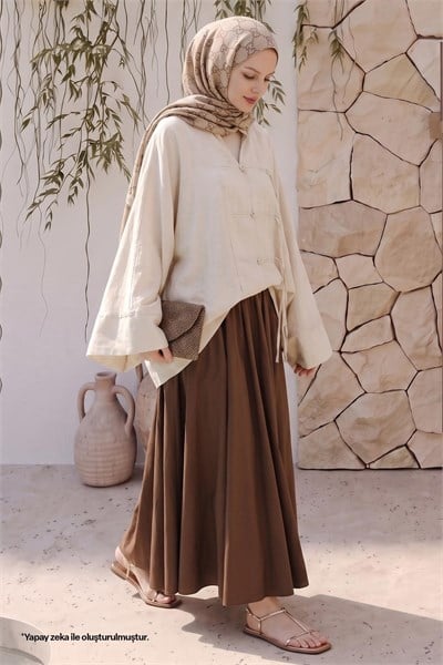 Geniş Kol Taş Kimono