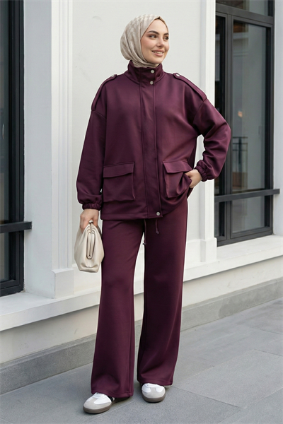 Hakim Yaka Cepli Bordo Takım