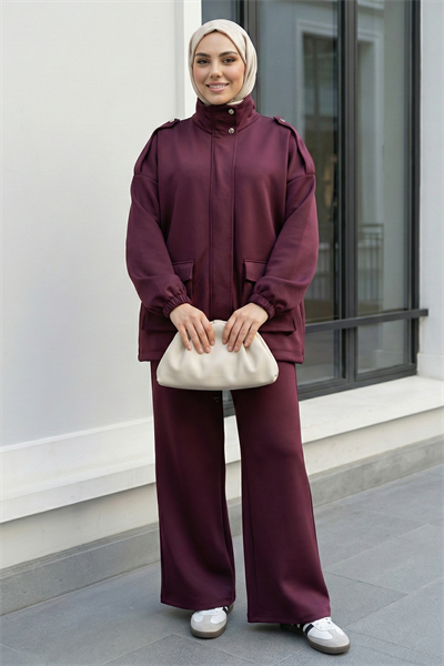 Hakim Yaka Cepli Bordo Takım