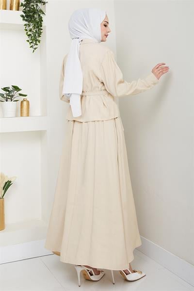 İnce Kemerli Etekli Taş Takım