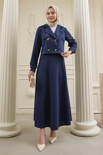 Kısa Bolerolu Etekli Lavicert Scuba Takım