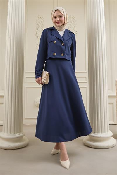 Kısa Bolerolu Etekli Lavicert Scuba Takım