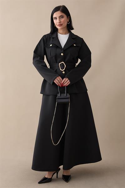 Klasik Scuba İkili Siyah Takım