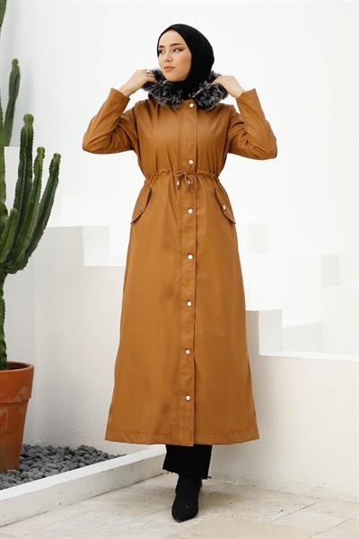 Kürklü İçi Polar Uzun 2002 Kaban - Vizon