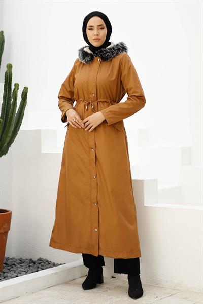 Kürklü İçi Polar Uzun 2002 Kaban - Vizon