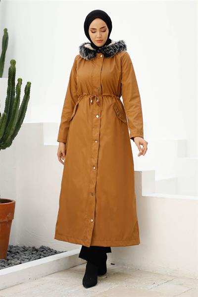 Kürklü İçi Polar Uzun 2002 Kaban - Vizon