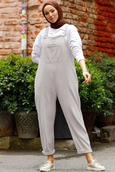 Lindy Askılı Taş Salopet