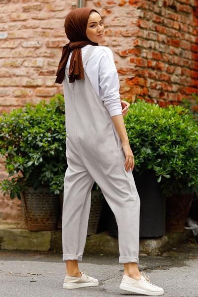 Lindy Askılı Taş Salopet