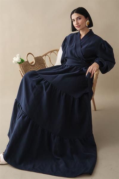 Modal Cupra Bolero Etekli Lacivert Takım