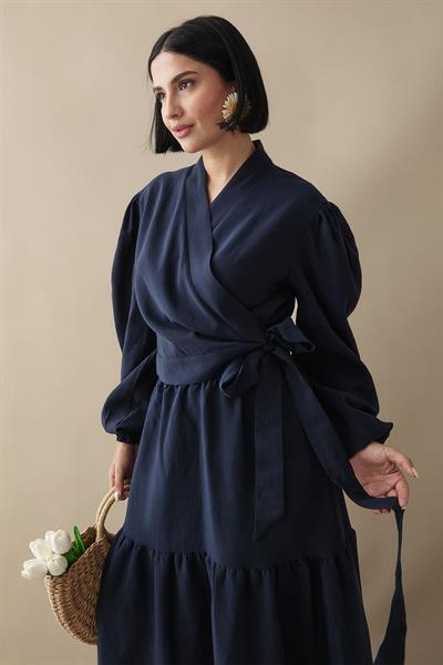 Modal Cupra Bolero Etekli Lacivert Takım