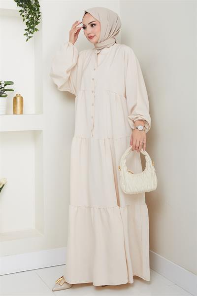 Modal Patlı Taş elbise