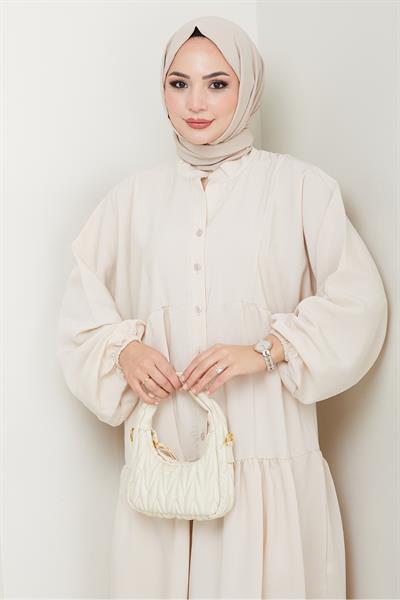 Modal Patlı Taş elbise