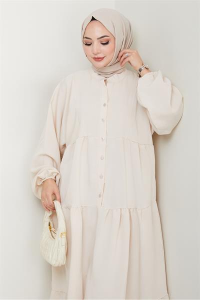 Modal Patlı Taş elbise