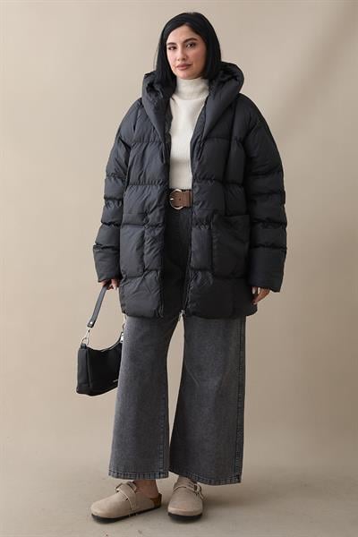 Mona Salaş Şişme Mont - Siyah