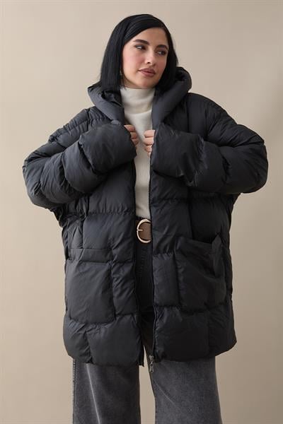 Mona Salaş Şişme Mont - Siyah