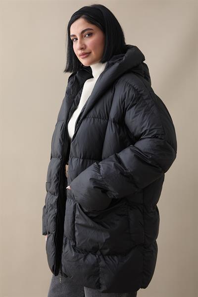 Mona Salaş Şişme Mont - Siyah