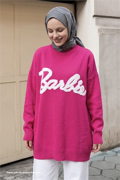 Narya Knit Sweater - Fuchsia