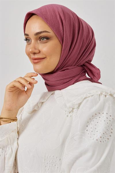 Organik Fresh Eşarp - Mürdüm