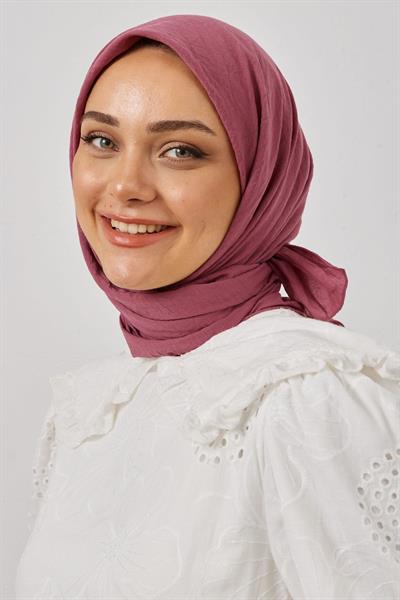 Organik Fresh Eşarp - Mürdüm