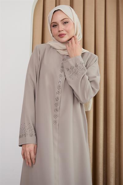 Papatya Taşlı Taş Ferace