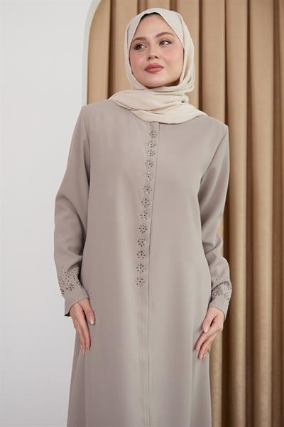 Papatya Taşlı Taş Ferace