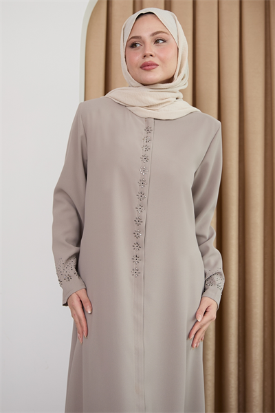 Papatya Taşlı Taş Ferace