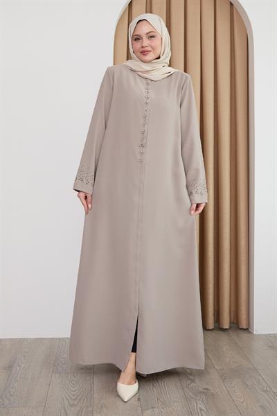 Papatya Taşlı Taş Ferace