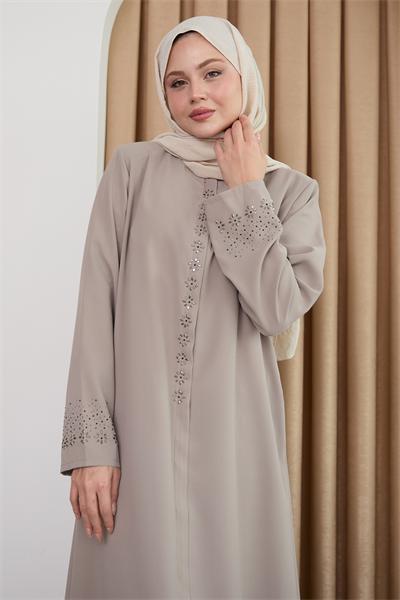 Papatya Taşlı Taş Ferace