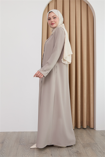 Papatya Taşlı Taş Ferace