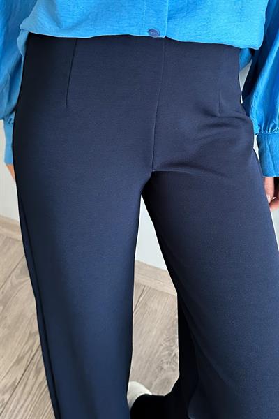 Pensli Palazzo Lacivert Pantolon