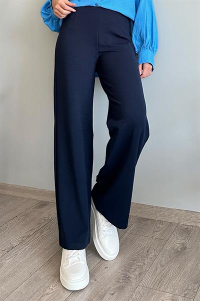 Pensli Palazzo Lacivert Pantolon