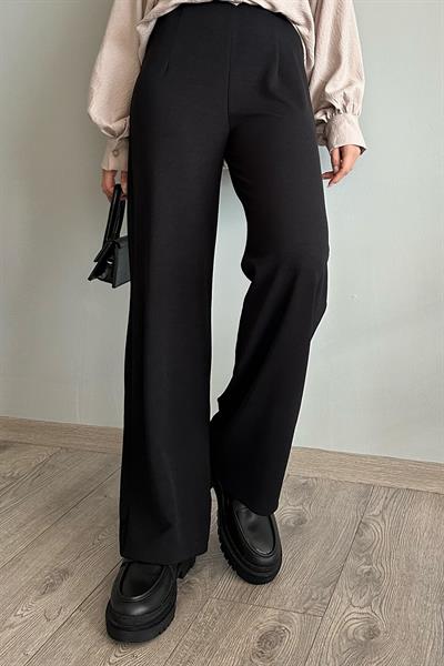 Pensli Palazzo Siyah Pantolon