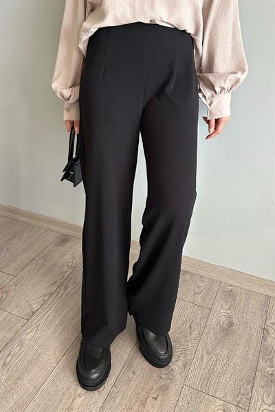 Pensli Palazzo Siyah Pantolon