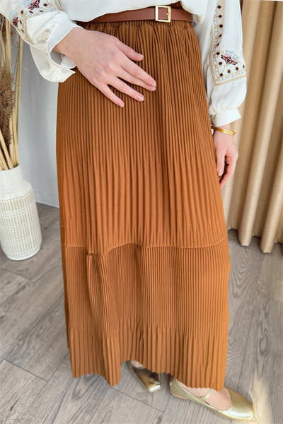 Piliseli Scuba Krep Kiremit Etek